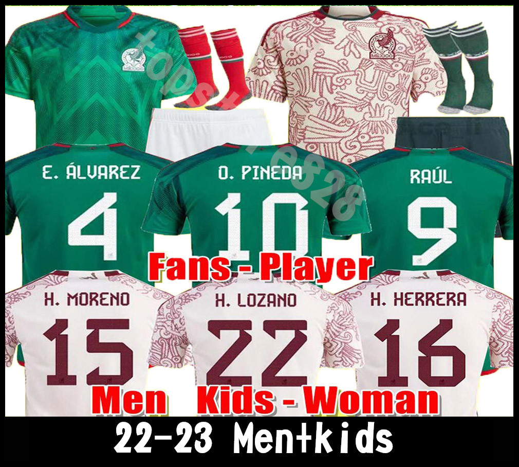 2022 fans player Mexico soccer jersey To STATES 2022 2023 RAUL CHICHARITO LOZANO DOS SANTOS football shirt Kids kit women Men sets uniform, Grey
2022 fans player Mexico soccer jersey To STATES 2022 2023 RAUL CHICHARITO LOZANO DOS SANTOS football shirt Kids kit women Men sets uniform, Grey