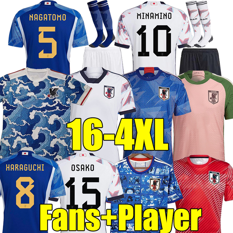 3XL 4XL MINAMINO 2022 Japan Special Soccer Jerseys NAGATOMO Captain Tsubasa ATOM 22/23 world cup football Shirt HARAGUCHI KUBO SHIBASAKI ITO YOSHIDA KAMADA Kits sock, 22-23 home player
3XL 4XL MINAMINO 2022 Japan Special Soccer Jerseys NAGATOMO Captain Tsubasa ATOM 22/23 world cup football Shirt HARAGUCHI KUBO SHIBASAKI ITO YOSHIDA KAMADA Kits sock, 22-23 home player