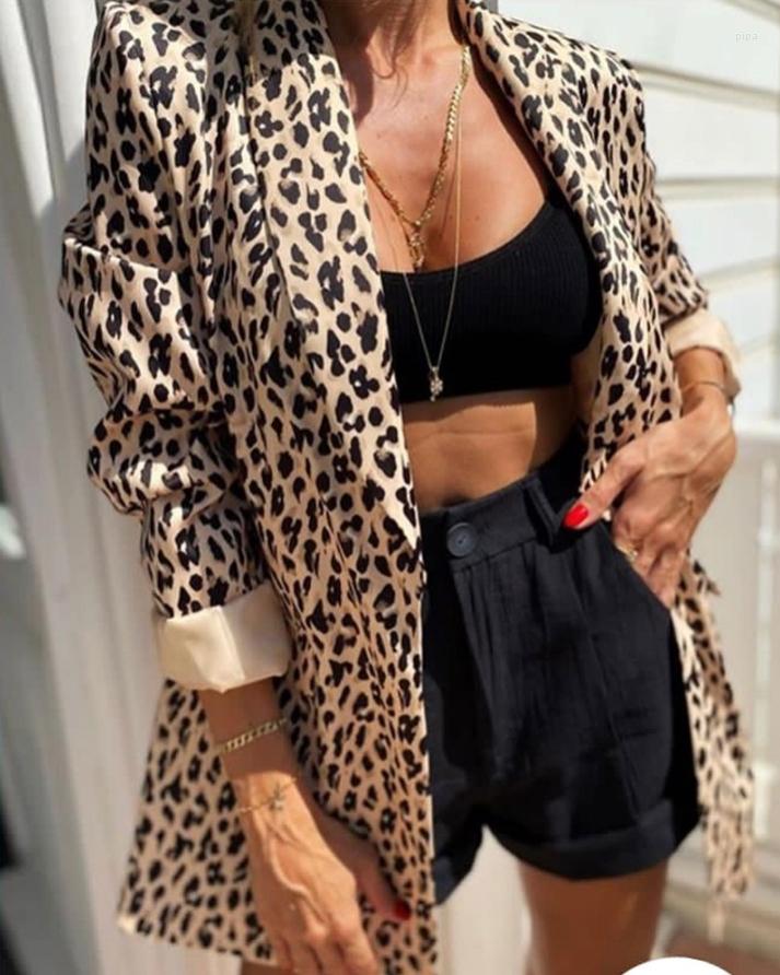Women' Suits Coats Woman Winter Autumn 2022 Office Lady Fashion Leopard Print Shawl Collar Long Sleeve Elegant Work Blazer All-Match
Women' Suits Coats Woman Winter Autumn 2022 Office Lady Fashion Leopard Print Shawl Collar Long Sleeve Elegant Work Blazer All-Match
