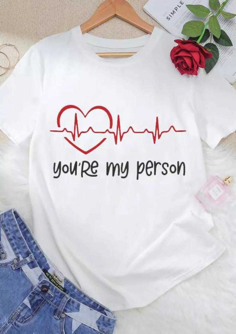 Youre My Person Heartbeat T Shirt Womens T-shirt Sweet Valentines Day Girlfriend, Olive
Youre My Person Heartbeat T Shirt Womens T-shirt Sweet Valentines Day Girlfriend, Olive