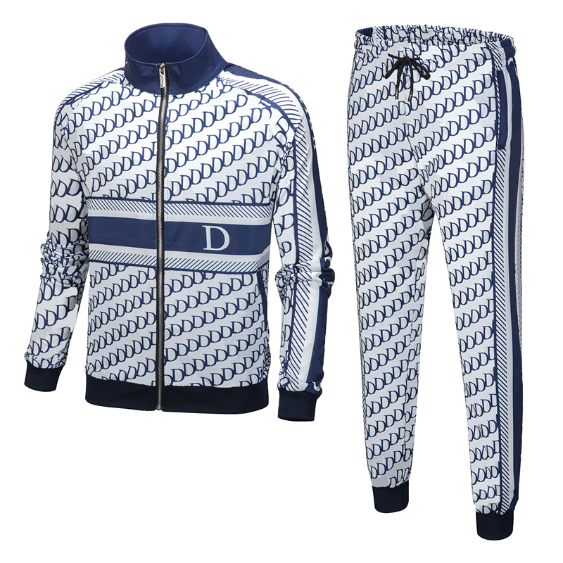 23s Men Women tracksuits two pieces set jacket pants with letters and strips printed
23s Men Women tracksuits two pieces set jacket pants with letters and strips printed