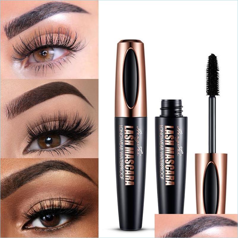 Mascara 4D Mascara Lengthening Waterproof Eyelashes Eye Black Volume With Silk Fibers Brush Eyelash Makeup Tool Cosmetics Drop Deliv Dhw6Y
Mascara 4D Mascara Lengthening Waterproof Eyelashes Eye Black Volume With Silk Fibers Brush Eyelash Makeup Tool Cosmetics Drop Deliv Dhw6Y