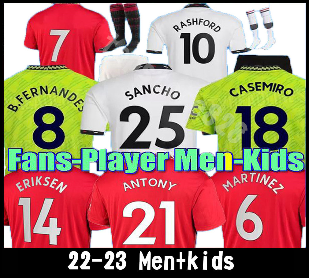 2022 2023 ANTONY SANCHO CASEMIRO soccer jerseys PLAYER #7 Fans Player version WOMEN MANS UTDS FERNANDES MANCHESTERS SHEW RASHFORD football top shirt 22 23 kids kit set, Purple
2022 2023 ANTONY SANCHO CASEMIRO soccer jerseys PLAYER #7 Fans Player version WOMEN MANS UTDS FERNANDES MANCHESTERS SHEW RASHFORD football top shirt 22 23 kids kit set, Purple