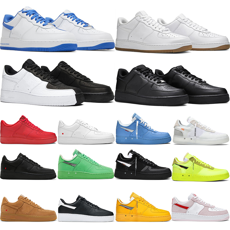 Casual Shoes Low AirsForces One Designer Sneaker Triple Black White Wheat Light Green MCA Medium Blue Plate-forme Sneakers Luxury AFsOne Leather Trainers, More
Casual Shoes Low AirsForces One Designer Sneaker Triple Black White Wheat Light Green MCA Medium Blue Plate-forme Sneakers Luxury AFsOne Leather Trainers, More