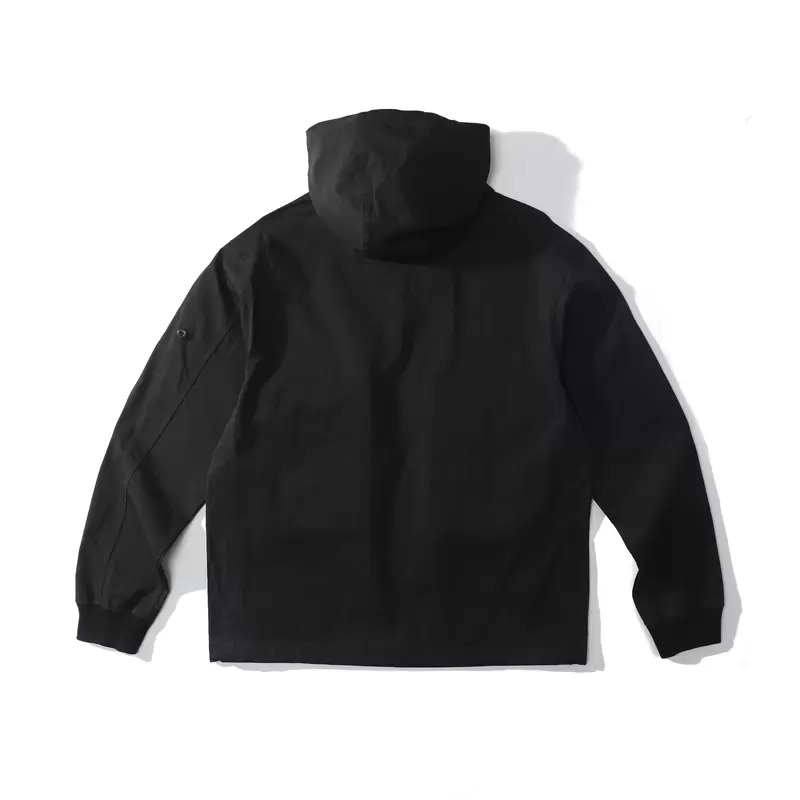 Men's Outerwear jackets Coats spring and autumn 21ss ghost piece smock anorak nylon tela pure cotton fabric hoodie coat