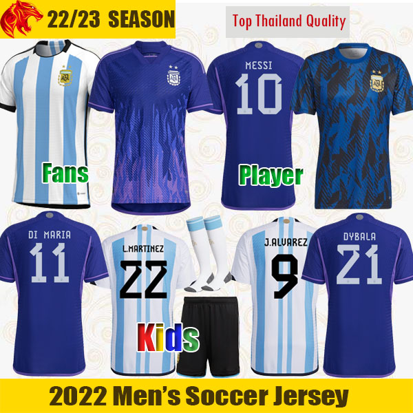 22 23 Argentina Soccer Jerseys DYBALA MESSIs 2022 2023 Fans Player Version LAUTARO MARTINEZ DI MARIA Football Shirt KUN AGUERO MARADONA Mens Jersey Kids Kit, Away shorts
22 23 Argentina Soccer Jerseys DYBALA MESSIs 2022 2023 Fans Player Version LAUTARO MARTINEZ DI MARIA Football Shirt KUN AGUERO MARADONA Mens Jersey Kids Kit, Away shorts