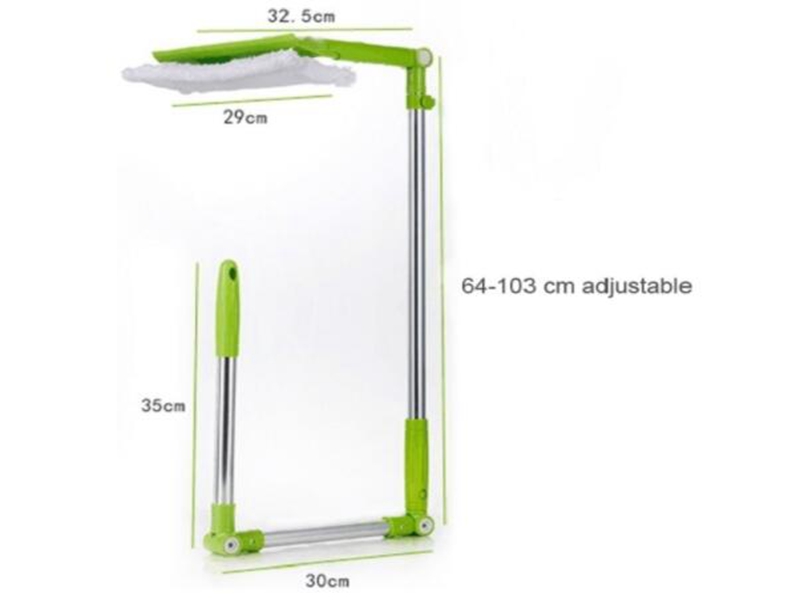 Telescopic High-rise Cleaning Glass Sponge Mop Multi Cleaner Brush Washing Windows Dust Brush Cleaning Steel Plastic Handle Gift