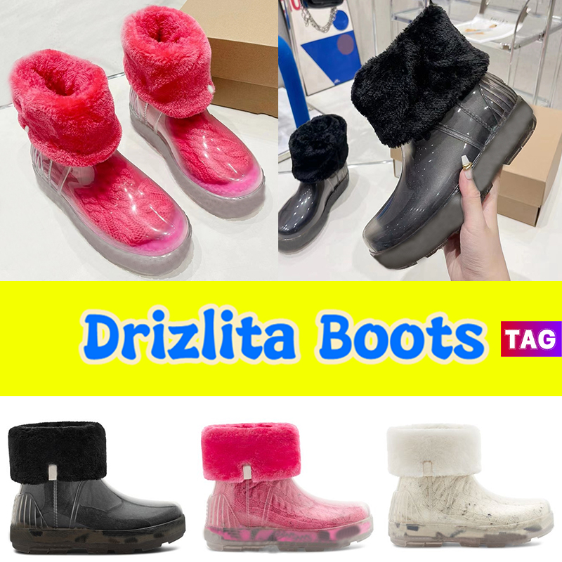 Designer Drizlita Boots Clear waterproof Booties Ankle fashion snow boot rainboots platform rain boots women shoes womens sneaker warm winter bootes Sneakers, No.24- bubble wrap packaging
Designer Drizlita Boots Clear waterproof Booties Ankle fashion snow boot rainboots platform rain boots women shoes womens sneaker warm winter bootes Sneakers, No.24- bubble wrap packaging