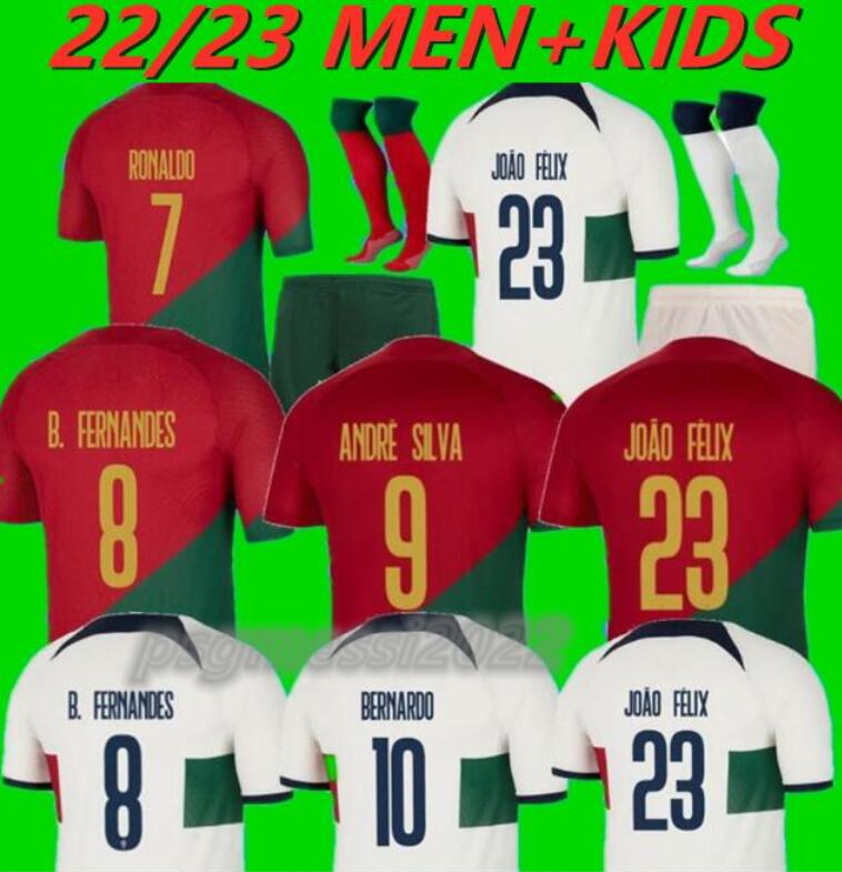 4XL 22/23 PortugalS B.FERNANDES soccer jerseys national team 100th R O N A L D O BRUNO FERNANDES JOAO FELIX 2022 Bernardo Diogo J. pepe football shirt Kits sock full sets 666
4XL 22/23 PortugalS B.FERNANDES soccer jerseys national team 100th R O N A L D O BRUNO FERNANDES JOAO FELIX 2022 Bernardo Diogo J. pepe football shirt Kits sock full sets 666