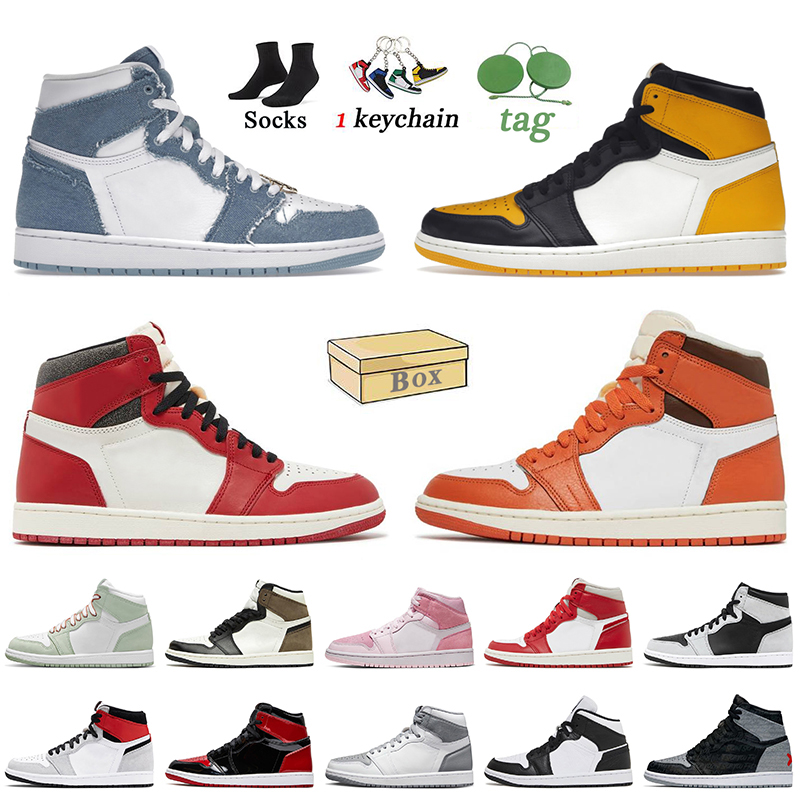2023 With Box Jumpman 1 Basketball Shoes Denim Starfish 1s High OG Lost and Found Mid Homage Black White Stealth Yellow Toe Patent Bred Dark Mocha Trainers Sneakers, D35 high og hand crafted 36-47
2023 With Box Jumpman 1 Basketball Shoes Denim Starfish 1s High OG Lost and Found Mid Homage Black White Stealth Yellow Toe Patent Bred Dark Mocha Trainers Sneakers, D35 high og hand crafted 36-47