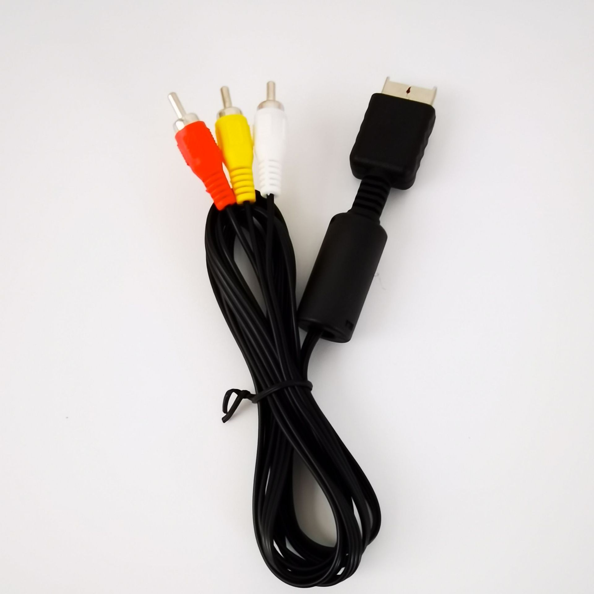 Universal 1.8M 6FT AV Audio Video Cables Cord RCA A/V 6Z for Sony PlayStation PS3 PS2 PS1