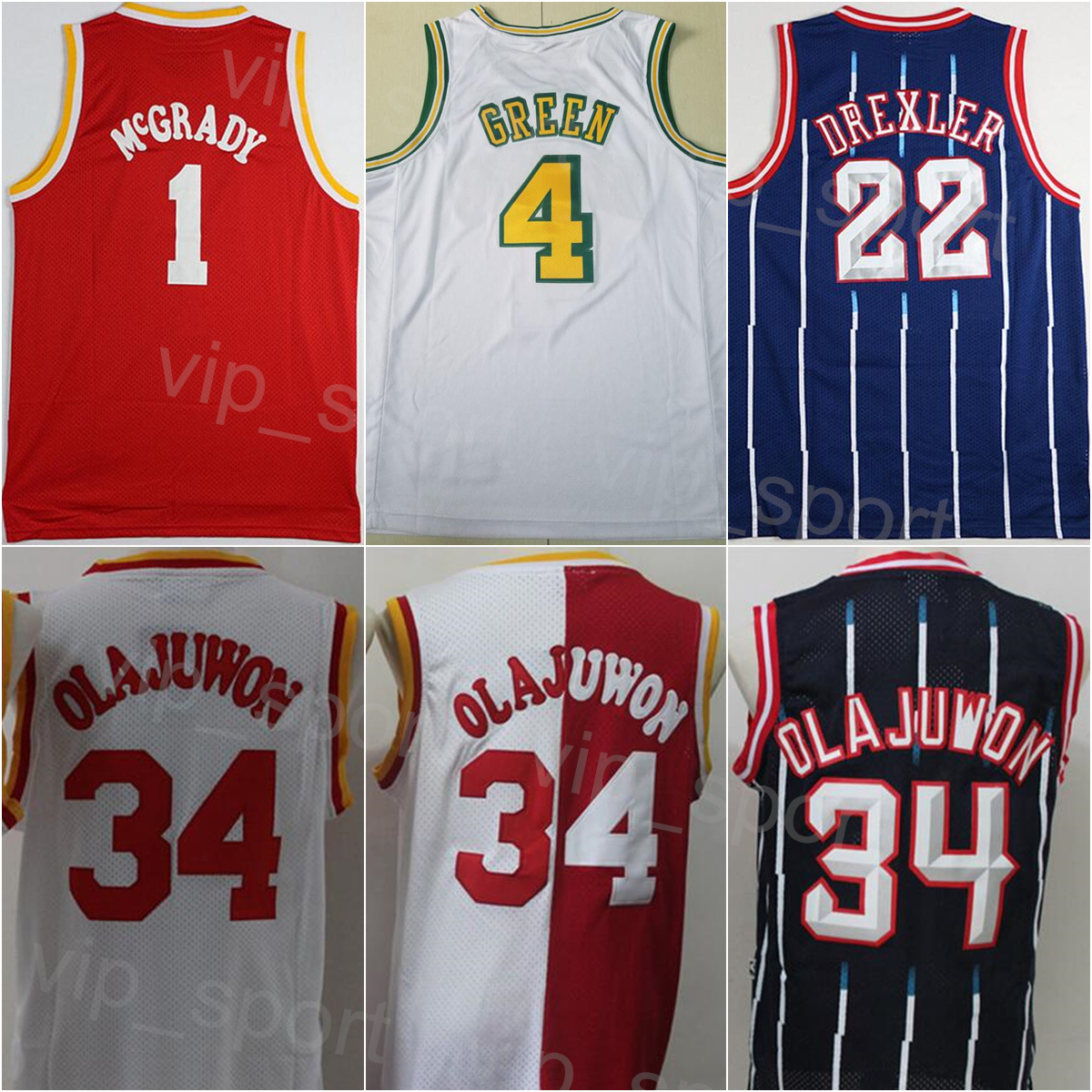 Man Vintage Basketball 22 Hakeem Olajuwon Jersey 34 Tracy McGrady 1 Jalen Green 4 Clyde Drexler Team Navy Blue White Red City Association Classic Stitched Retro Away
Man Vintage Basketball 22 Hakeem Olajuwon Jersey 34 Tracy McGrady 1 Jalen Green 4 Clyde Drexler Team Navy Blue White Red City Association Classic Stitched Retro Away
