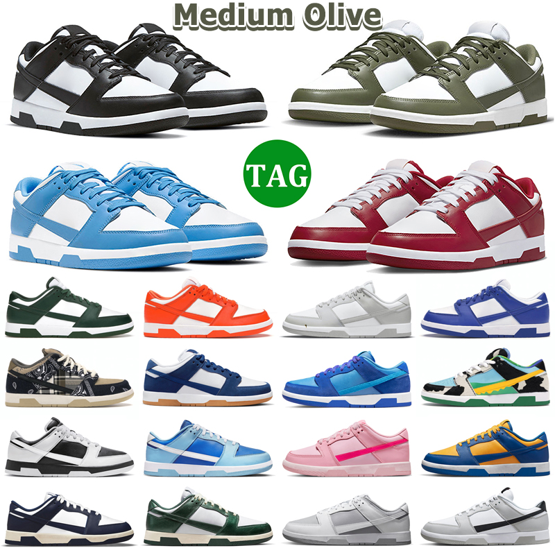 Designer Low Running Shoes Men Women White Black Panda Medium Olive UNC Grey Fog Michigan State Kentucky Syracuse GAI Mens Trainers Sports Sneakers, 15
Designer Low Running Shoes Men Women White Black Panda Medium Olive UNC Grey Fog Michigan State Kentucky Syracuse GAI Mens Trainers Sports Sneakers, 15