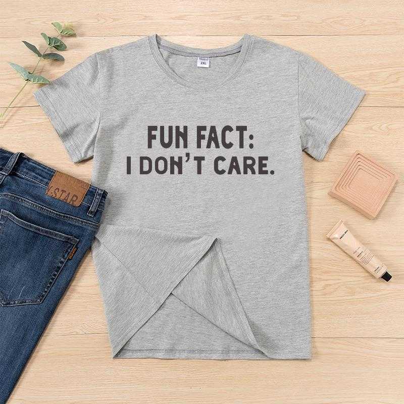 Fun Fact Tee I Dont Care Hipster Womens T-shirts Streetwear Short Sleeve Letter, Color1
Fun Fact Tee I Dont Care Hipster Womens T-shirts Streetwear Short Sleeve Letter, Color1