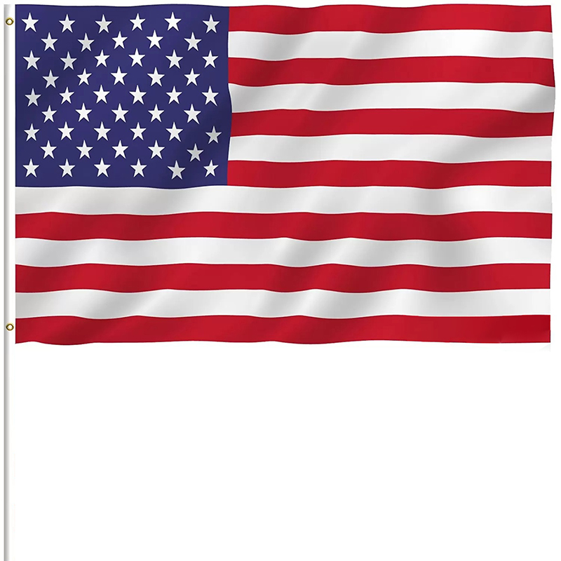 3x5 Ft Design Double Sides USA Flag America Banner Pennon Vivid Color Fade Resistant UV Protection 90x150cm Durable In Celebration Parade With Brass Grommets
3x5 Ft Design Double Sides USA Flag America Banner Pennon Vivid Color Fade Resistant UV Protection 90x150cm Durable In Celebration Parade With Brass Grommets