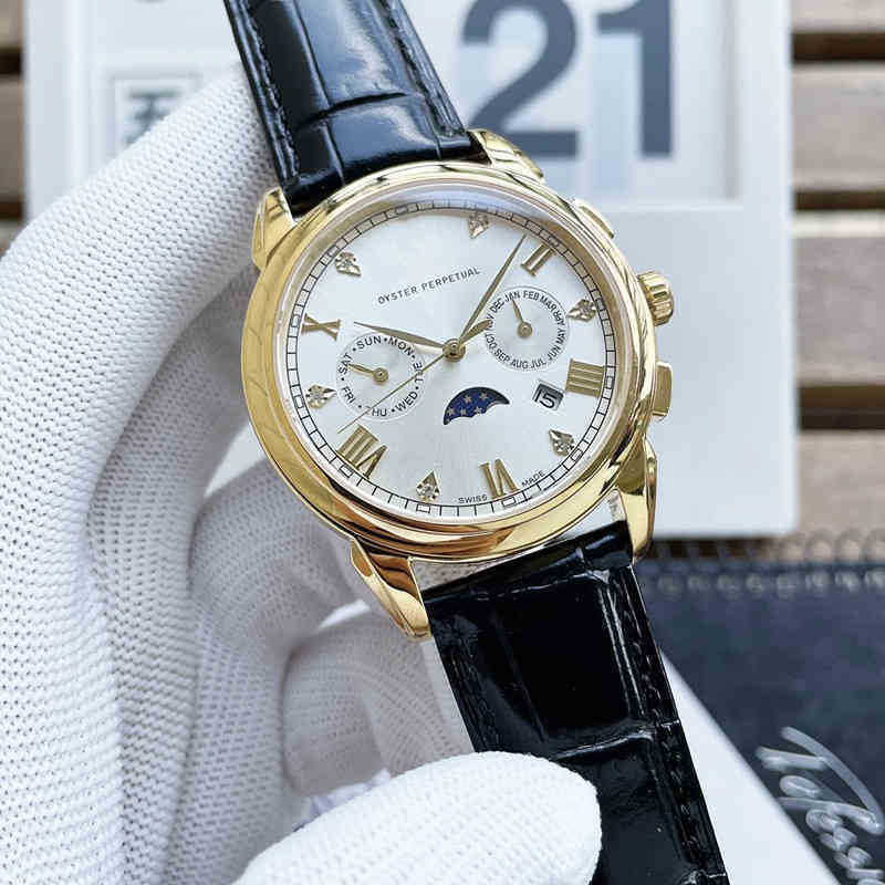 Ro88lex Luxury Mens Mechanical Watch Classic Designer Famous Brand Top Wristwatches