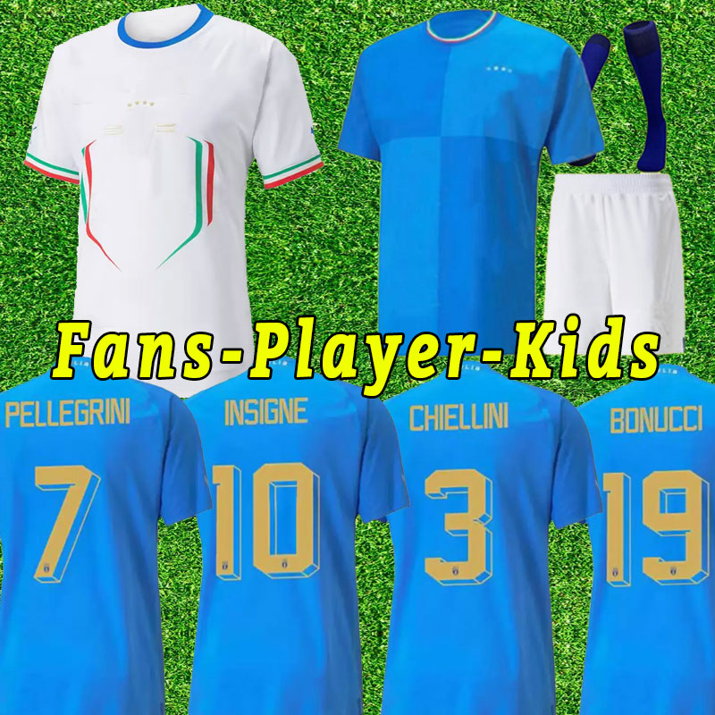 2022 2023 SENSI BARELLA Italia soccer jersey INSIGNE BERNARDESCHI football shirts CHIELLINI BONUCCI BELOTTI JORGINHO men kids kits full sets socks player version, Home
2022 2023 SENSI BARELLA Italia soccer jersey INSIGNE BERNARDESCHI football shirts CHIELLINI BONUCCI BELOTTI JORGINHO men kids kits full sets socks player version, Home