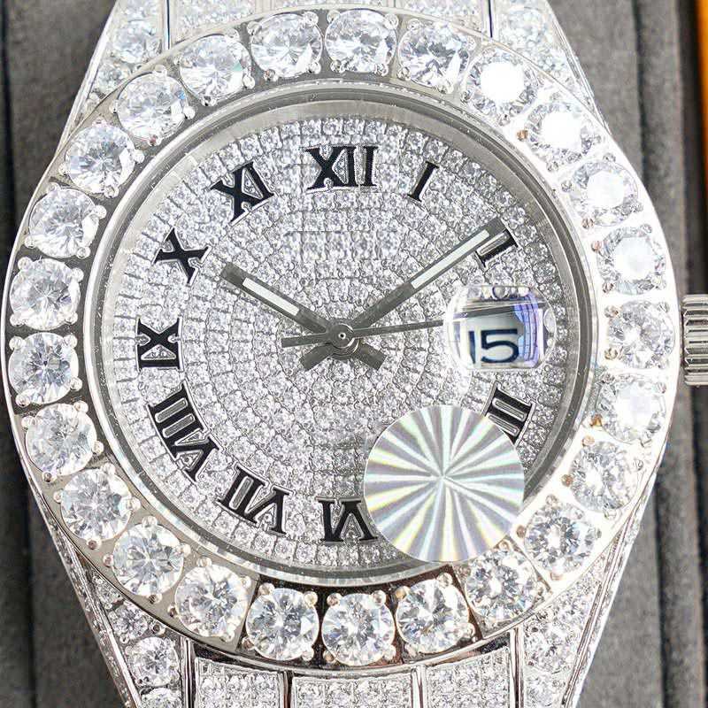 Other Watches Wristwatches Diamond Mens Watch 42mm Automatic Mechanical Diamonds Bezel Watch Sapphire Waterproof Wristwatch Fashion Wristwatch Montre De
Other Watches Wristwatches Diamond Mens Watch 42mm Automatic Mechanical Diamonds Bezel Watch Sapphire Waterproof Wristwatch Fashion Wristwatch Montre De