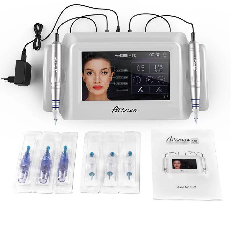 Artmex V8 Tattoo Permanent Makeup Machine Eyebrow Make Up&Lip Rotary Permanent Pen