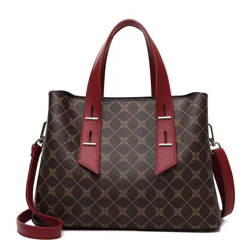 Shoulder Bags Brand women's spring and summer contrast color handbag women's bag niche large-capacity all-match new 2022
Shoulder Bags Brand women's spring and summer contrast color handbag women's bag niche large-capacity all-match new 2022