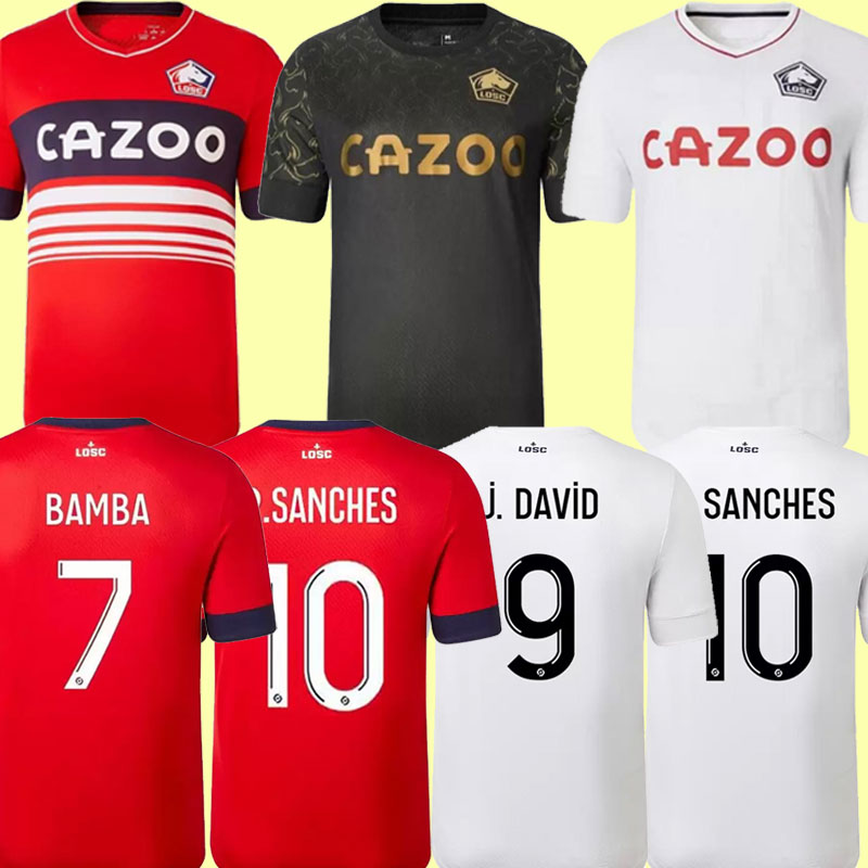 2022 2023 LOSC Lille soccer jersey DAVID FONTE BURAK BAMBA YAZICI football shirts 22 23 JIKONE R.SANCHES T.WEAH L.ARAUJO maillots Adult, Away
2022 2023 LOSC Lille soccer jersey DAVID FONTE BURAK BAMBA YAZICI football shirts 22 23 JIKONE R.SANCHES T.WEAH L.ARAUJO maillots Adult, Away