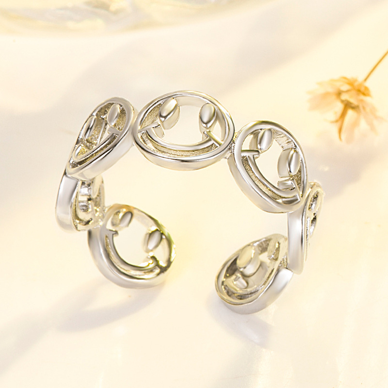 Jewelry Cluster Rings nail ring designer mens womens love smiling face Band Korean gift party anniversary Adjustable opening Fashionable cute simple
Jewelry Cluster Rings nail ring designer mens womens love smiling face Band Korean gift party anniversary Adjustable opening Fashionable cute simple