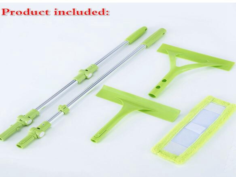 Telescopic High-rise Cleaning Glass Sponge Mop Multi Cleaner Brush Washing Windows Dust Brush Cleaning Steel Plastic Handle Gift