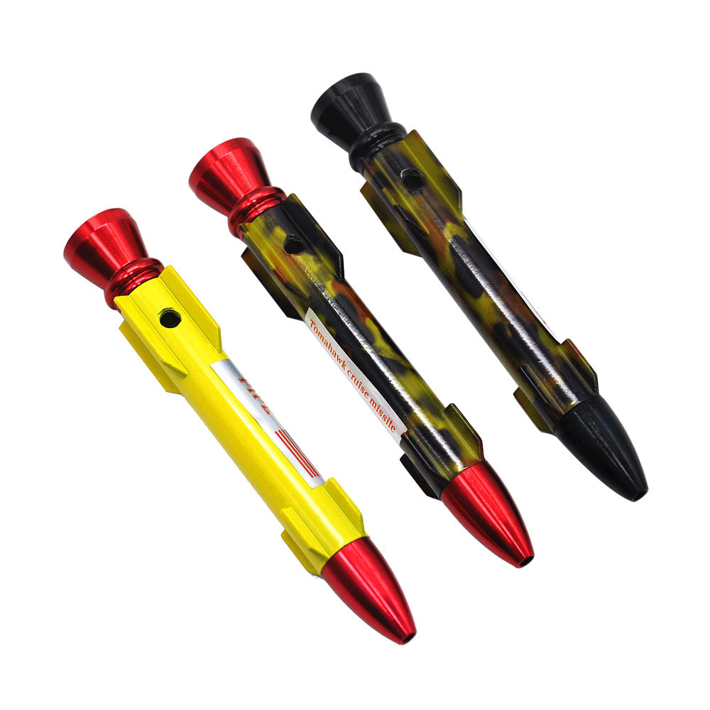 smoke accessory metal pipe oil burner pipes Creative Rocket Missile Pipe Large shape disposable shisha vape pen
smoke accessory metal pipe oil burner pipes Creative Rocket Missile Pipe Large shape disposable shisha vape pen