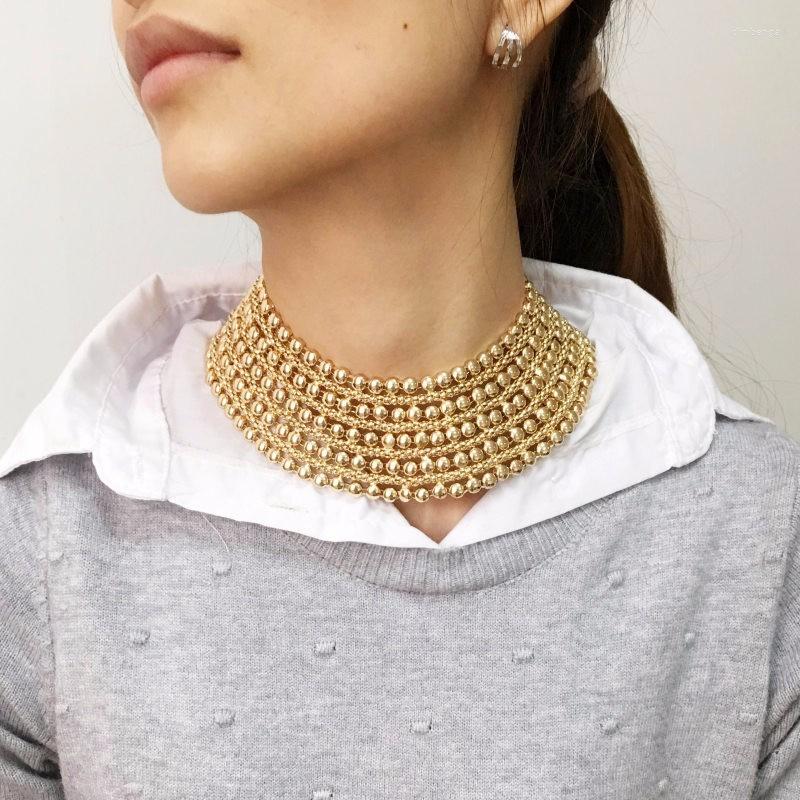 Choker Alloy Big Chokers Necklace Fashion Statement Collar Chunky Necklaces For Women Girls Party Accessories 2022
Choker Alloy Big Chokers Necklace Fashion Statement Collar Chunky Necklaces For Women Girls Party Accessories 2022