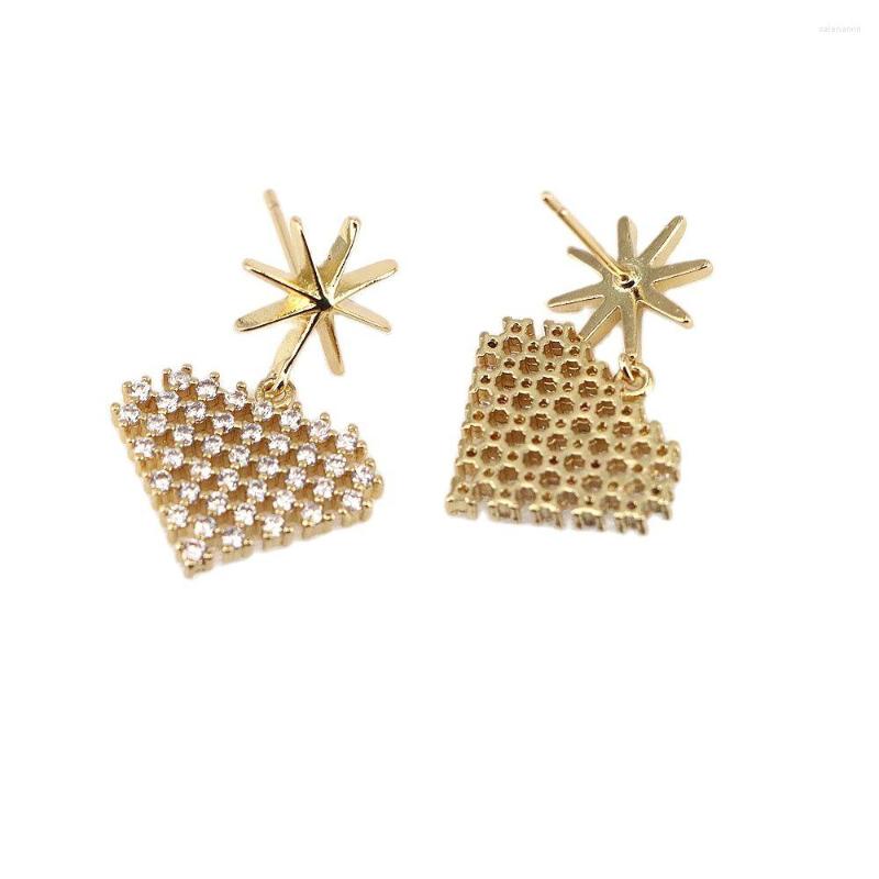 Stud Earrings 5 Pairs Dainty Female Crystal Zircon Heart Earring Charm Gold Color Cute Star Wedding For Women
Stud Earrings 5 Pairs Dainty Female Crystal Zircon Heart Earring Charm Gold Color Cute Star Wedding For Women