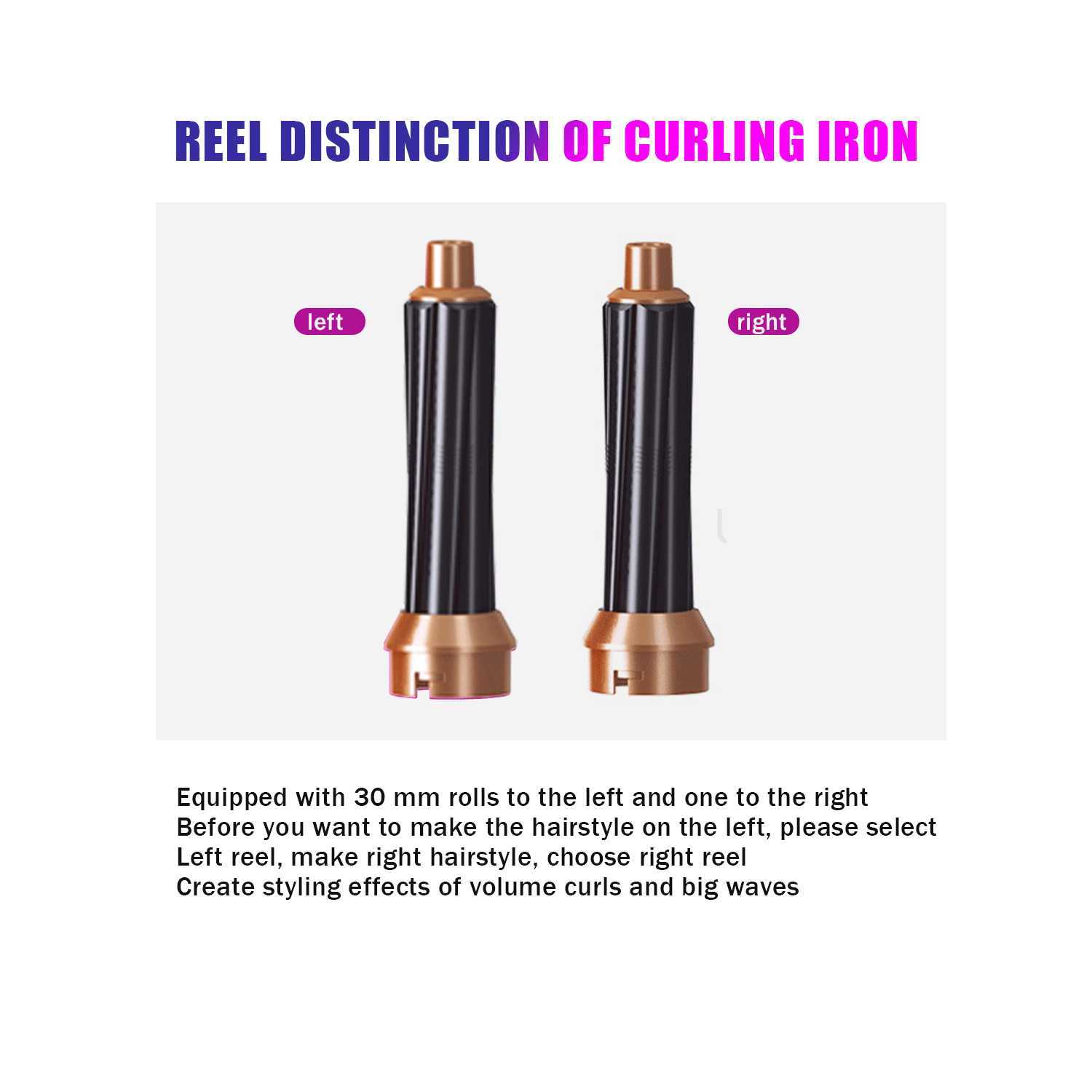 Hair Curlers Straighteners Dryer Brush 5 In 1 Blower Air Styler Comb One Step Electric Blowing Auto Curling Iron W221101