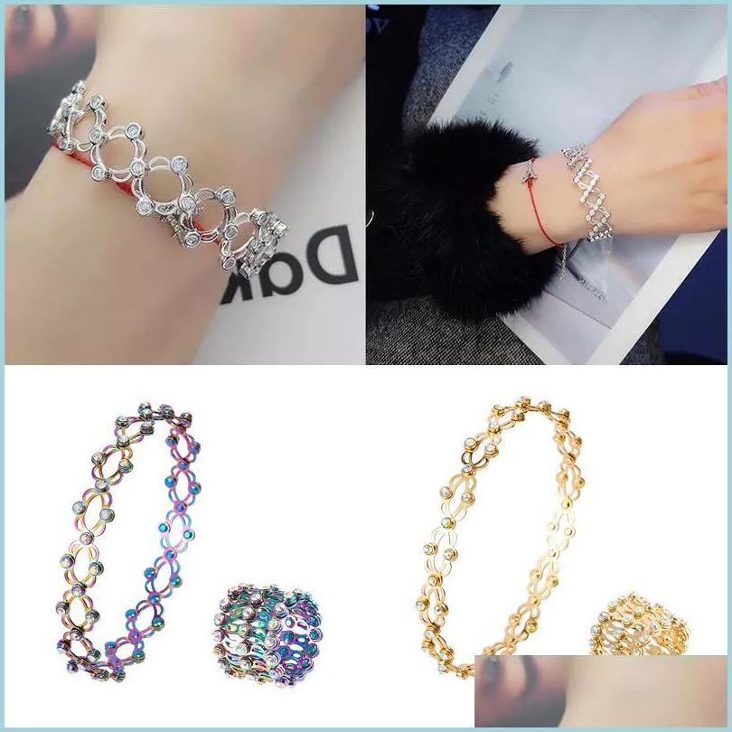 Bangle Bangle Shrink Rings For Women One Shape Two Wear Deformation Copper Bracelet Creative Fashion Jewelry Giftsbangle Banglebangl Dhbcg
Bangle Bangle Shrink Rings For Women One Shape Two Wear Deformation Copper Bracelet Creative Fashion Jewelry Giftsbangle Banglebangl Dhbcg