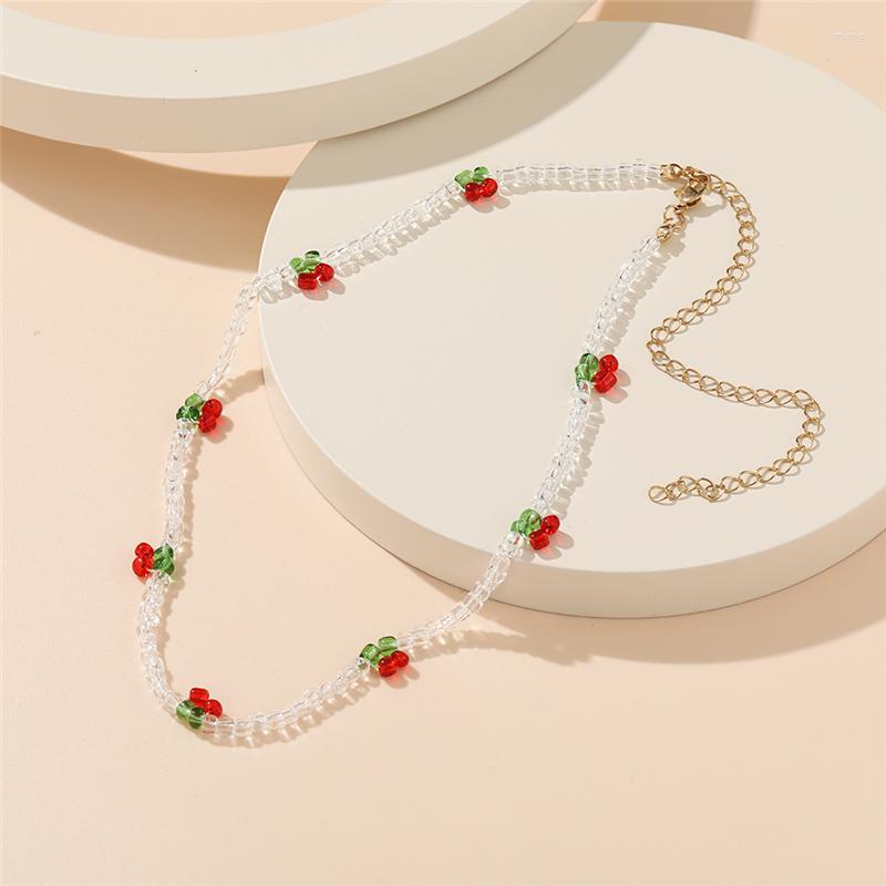 Choker Cute Red Cherry Necklace For Women Girls Korean Fruit Transparent Beads Necklaces 2022 Jewelry Gift Cuban Link Chain
Choker Cute Red Cherry Necklace For Women Girls Korean Fruit Transparent Beads Necklaces 2022 Jewelry Gift Cuban Link Chain