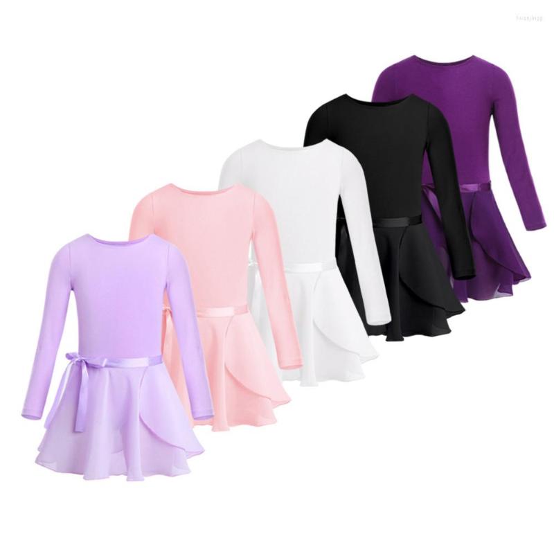 Stage Wear Girls Ballet Leotard Dancewear Cotton Long Sleeves Dance Class Gymnastics With Chiffon Tied Skirt Set Ballerina Clothing, Black
Stage Wear Girls Ballet Leotard Dancewear Cotton Long Sleeves Dance Class Gymnastics With Chiffon Tied Skirt Set Ballerina Clothing, Black