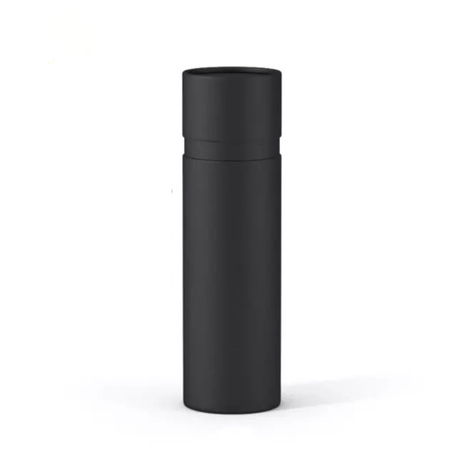 Kraft Paperboard Lip Packaging Box Brown Krafts Round Push Up Lips Balm Paper Box Tubes