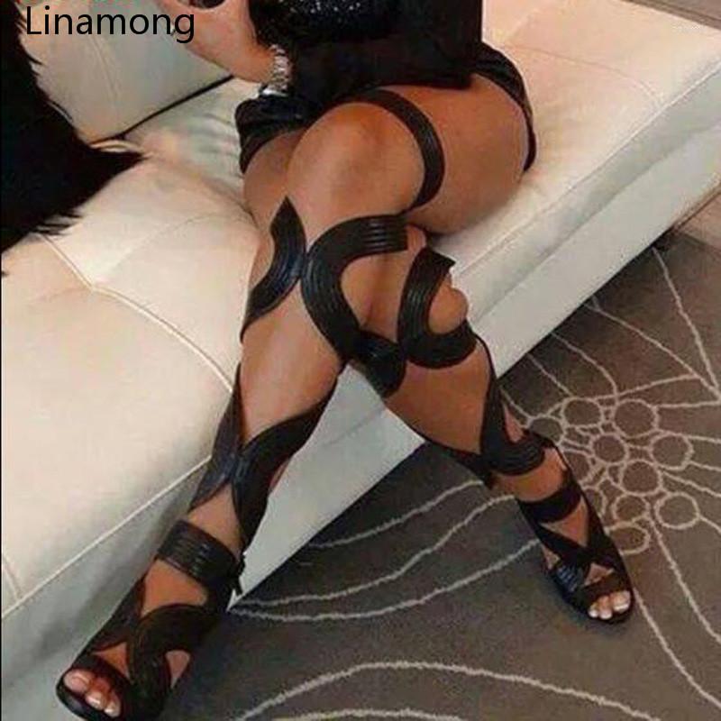 Boots Summer Women Snake Leather Sexy Lace-Up Stiletto High Heel Black Long Sandal Wide Wrinkle Strappy Cut-Out Knee Party Shoes, Picture shown
Boots Summer Women Snake Leather Sexy Lace-Up Stiletto High Heel Black Long Sandal Wide Wrinkle Strappy Cut-Out Knee Party Shoes, Picture shown