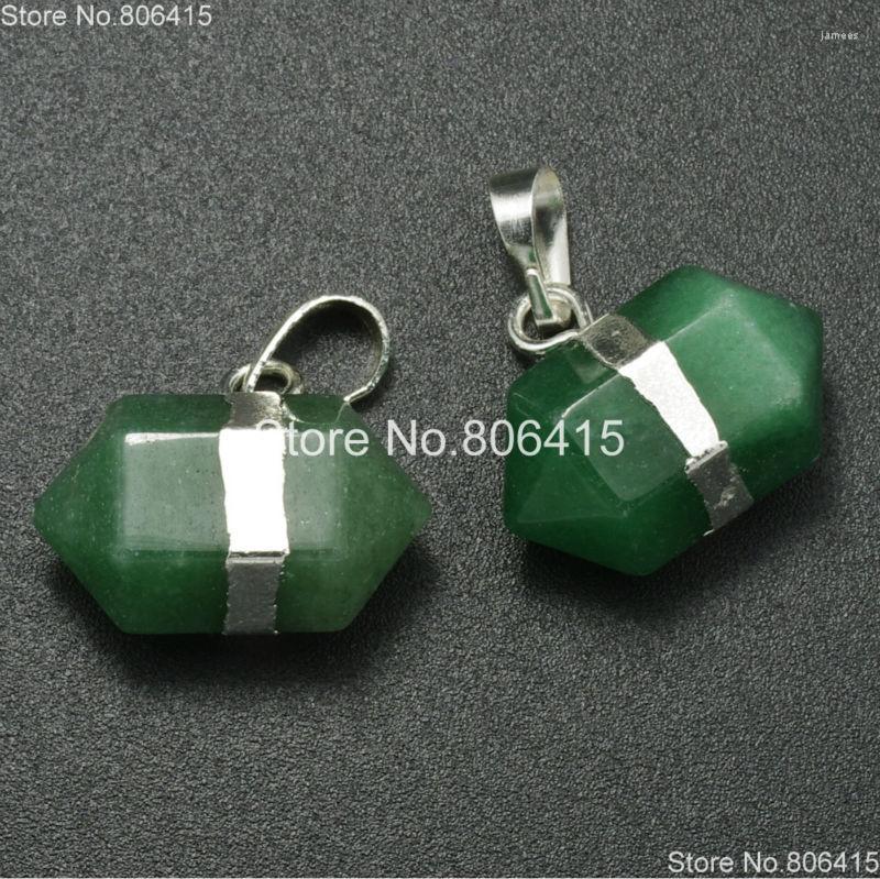 Pendant Necklaces Natural Aventurine On Silver Gems Stones Prism Nugget Hexagonal Pointed Healing Reiki Chakra Earrings Beads 10Pcs/Pack
Pendant Necklaces Natural Aventurine On Silver Gems Stones Prism Nugget Hexagonal Pointed Healing Reiki Chakra Earrings Beads 10Pcs/Pack