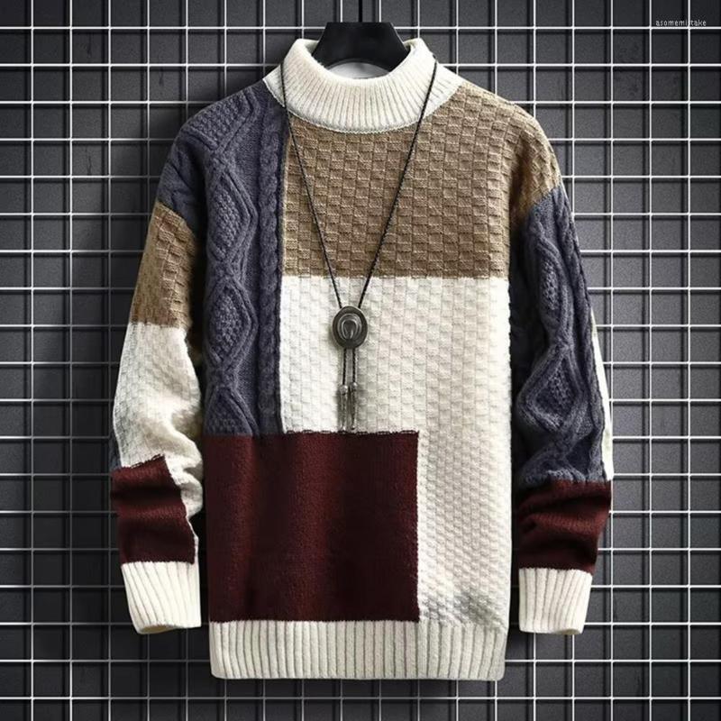 Men's Sweaters Men Sweater Color Matching Wild Long Sleeves Pullover Preppy Style Autumn Casual Knitwear For, Black
Men's Sweaters Men Sweater Color Matching Wild Long Sleeves Pullover Preppy Style Autumn Casual Knitwear For, Black
