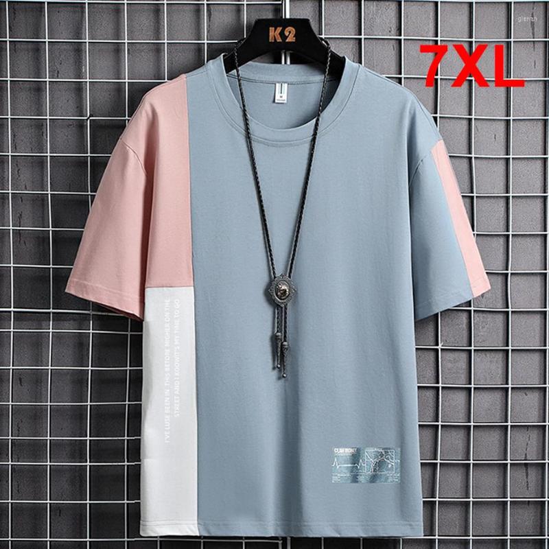 Men's T Shirts Plus Size 7XL Men T-shirt Hip Hop Streetwear Shirt Color Block Patchwork Summer Short Sleeve Tshirt Fashion Tops Tees Male, Blue
Men's T Shirts Plus Size 7XL Men T-shirt Hip Hop Streetwear Shirt Color Block Patchwork Summer Short Sleeve Tshirt Fashion Tops Tees Male, Blue