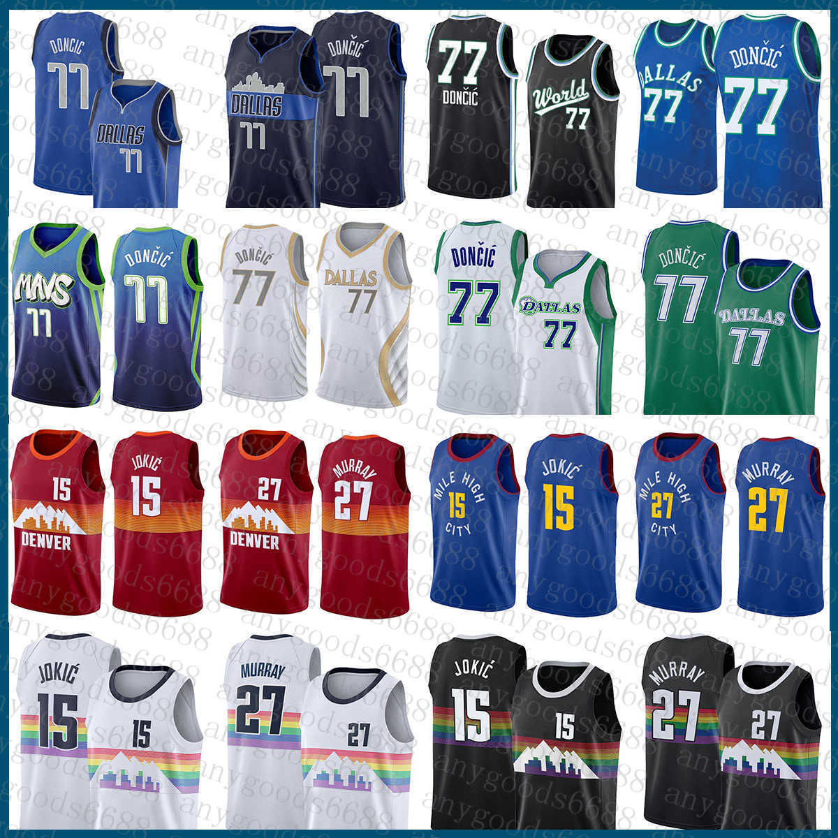 Dalla Maverick Denvers Nugget Basketball Jersey 41 15 Luka Doncic Jamal Murray 2021 2022 New 77 27 Dirk Nowitzki Nikola Orange Jokic White
Dalla Maverick Denvers Nugget Basketball Jersey 41 15 Luka Doncic Jamal Murray 2021 2022 New 77 27 Dirk Nowitzki Nikola Orange Jokic White