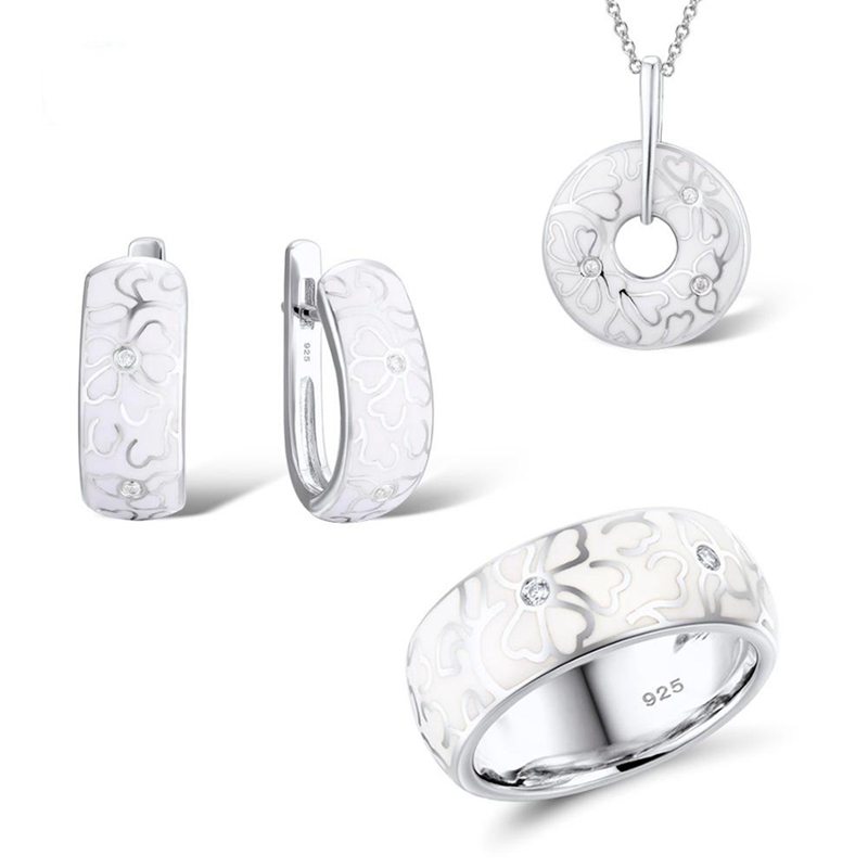 Bracelet Earrings Necklace Jewelry Set For Women Enamel White Flower Cz Ring Pendant Fashion Sets Drop Delivery 2022 Smtsr, As details
Bracelet Earrings Necklace Jewelry Set For Women Enamel White Flower Cz Ring Pendant Fashion Sets Drop Delivery 2022 Smtsr, As details