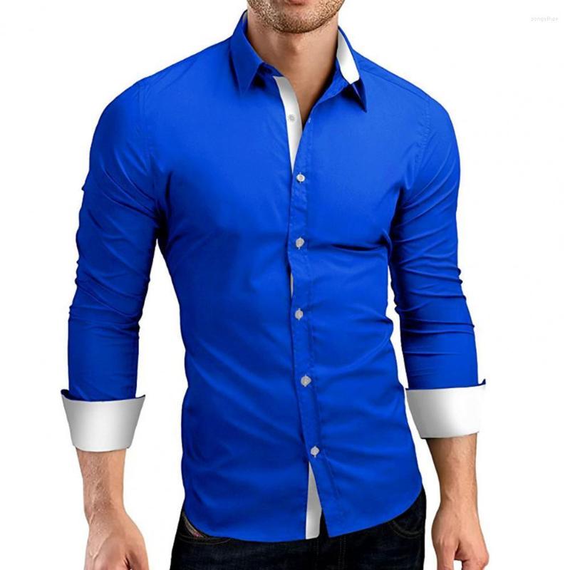 Men's Dress Shirts Mens Men Shirt Single-breasted Slim Work Casual Business Office, Navy blue
Men's Dress Shirts Mens Men Shirt Single-breasted Slim Work Casual Business Office, Navy blue