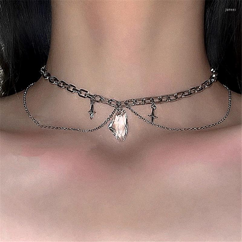 Chains Irregular Crystal Gem Pendant Necklace Temperament Tassel Stacking Clavicle Chain Fashion Jewelry
Chains Irregular Crystal Gem Pendant Necklace Temperament Tassel Stacking Clavicle Chain Fashion Jewelry