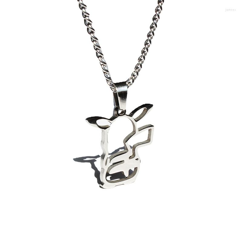Chains Anime Stainless Steel Necklace Creative Japanese Elf Pendant Peripheral Two-dimensional Fashion Gift
Chains Anime Stainless Steel Necklace Creative Japanese Elf Pendant Peripheral Two-dimensional Fashion Gift
