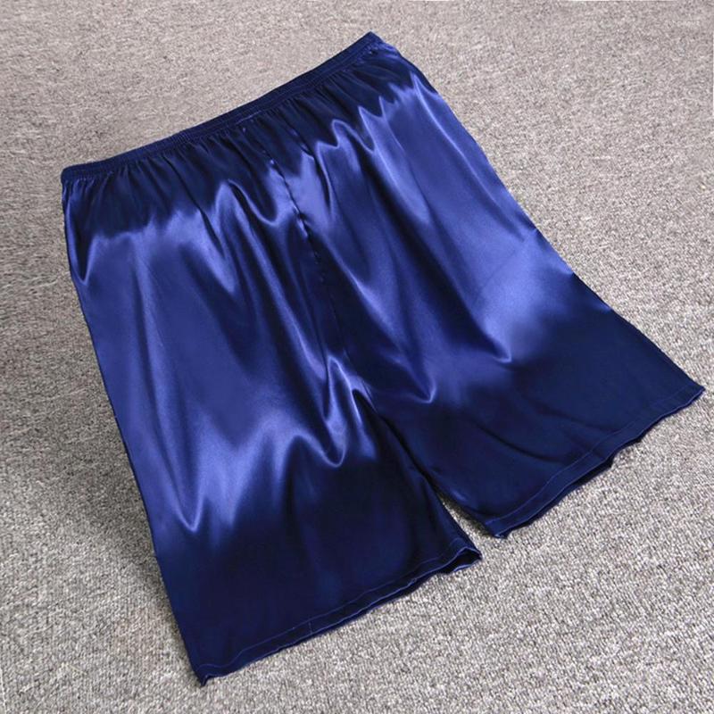 Men's Sleepwear Men Silk Satin Pajamas Elastic Waist Shorts Nightwear Pocket Pants Bottoms Comfortable Breathable Home For Male, White
Men's Sleepwear Men Silk Satin Pajamas Elastic Waist Shorts Nightwear Pocket Pants Bottoms Comfortable Breathable Home For Male, White