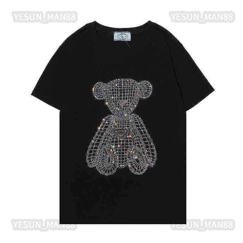 Designer Luxury Summer Prad Classic Diamond Bear Micro Chapter Printed T Shirt Fashion Mens And Womens Couple Loose Round Collar Tee, 16
Designer Luxury Summer Prad Classic Diamond Bear Micro Chapter Printed T Shirt Fashion Mens And Womens Couple Loose Round Collar Tee, 16