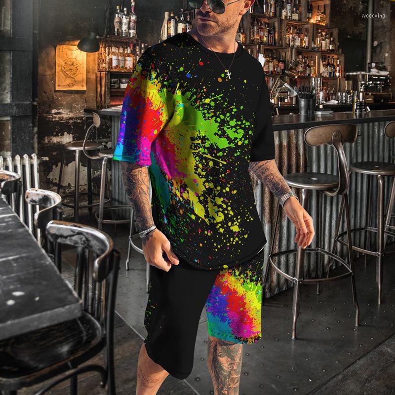 Men's Tracksuits Summer T Shirt Men Colorful Graffiti Casual Set 3D Printed Man Clothing Jogging Suit Short Sleeve Harajuku Streetwear, Ts7396
Men's Tracksuits Summer T Shirt Men Colorful Graffiti Casual Set 3D Printed Man Clothing Jogging Suit Short Sleeve Harajuku Streetwear, Ts7396
