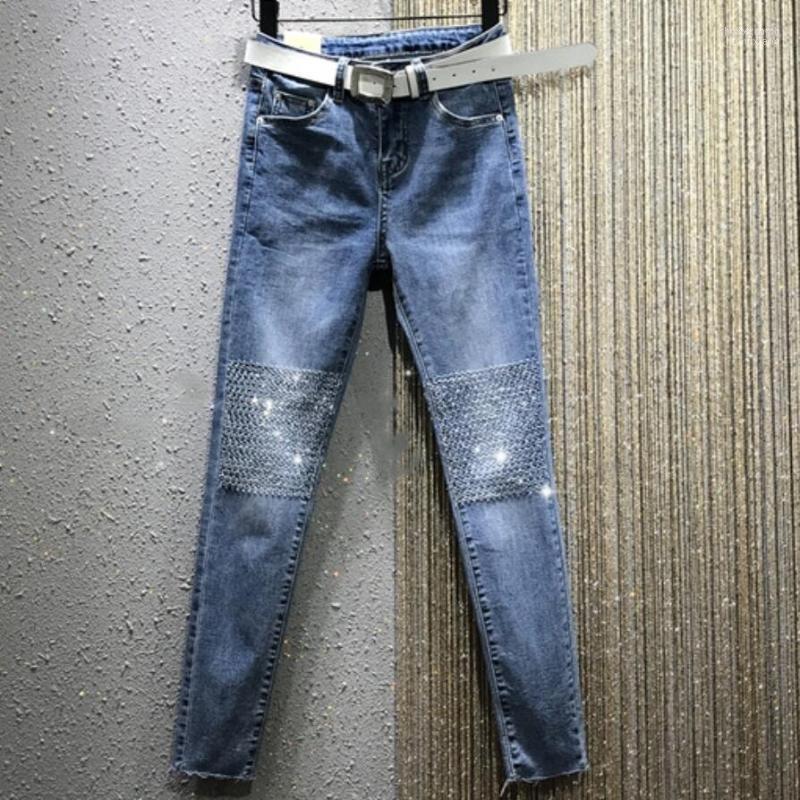 Women's Jeans Women's 2022 Spring High Waist Women Knee Rhinestone Stretch Slim Fit Straight Pencil, Light blue
Women's Jeans Women's 2022 Spring High Waist Women Knee Rhinestone Stretch Slim Fit Straight Pencil, Light blue