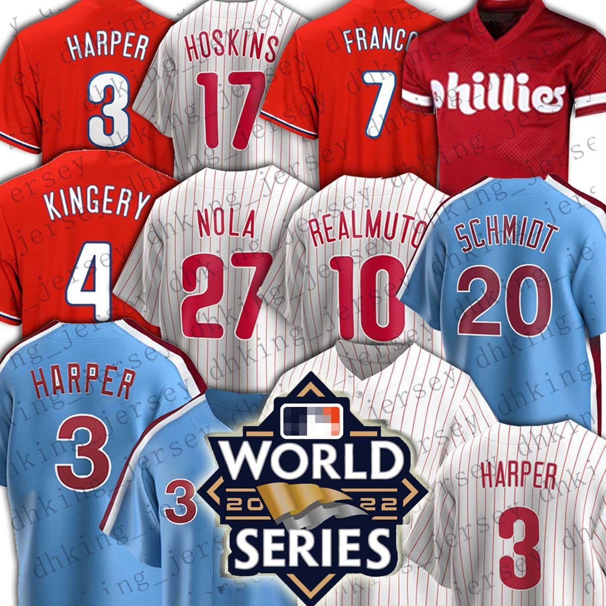 Kyle Schwarber 2022 World Series Phillies Jersey Harper Philadelphia Rhys Hoskins Nick Castellanos J.T. Realmuto Alec Bohm Mike Schmidt Aaro, Men(fei cheng ren)
Kyle Schwarber 2022 World Series Phillies Jersey Harper Philadelphia Rhys Hoskins Nick Castellanos J.T. Realmuto Alec Bohm Mike Schmidt Aaro, Men(fei cheng ren)