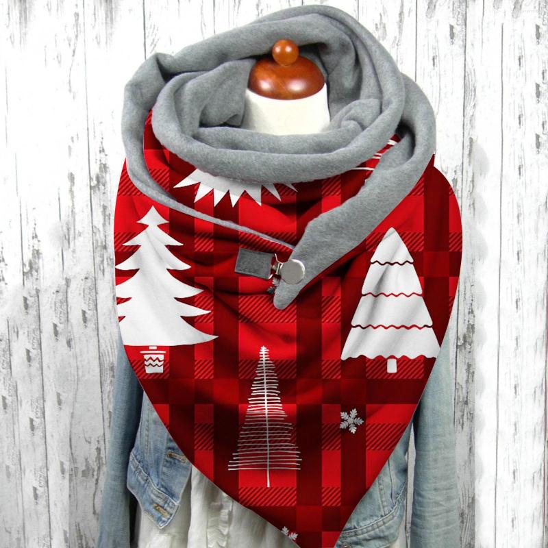 Scarves Cute Christmas Snow Print Fashion Women Scarf Hijabs Female Lady Retro Button Multipurpose Warm Shawl Winter 4
Scarves Cute Christmas Snow Print Fashion Women Scarf Hijabs Female Lady Retro Button Multipurpose Warm Shawl Winter 4
